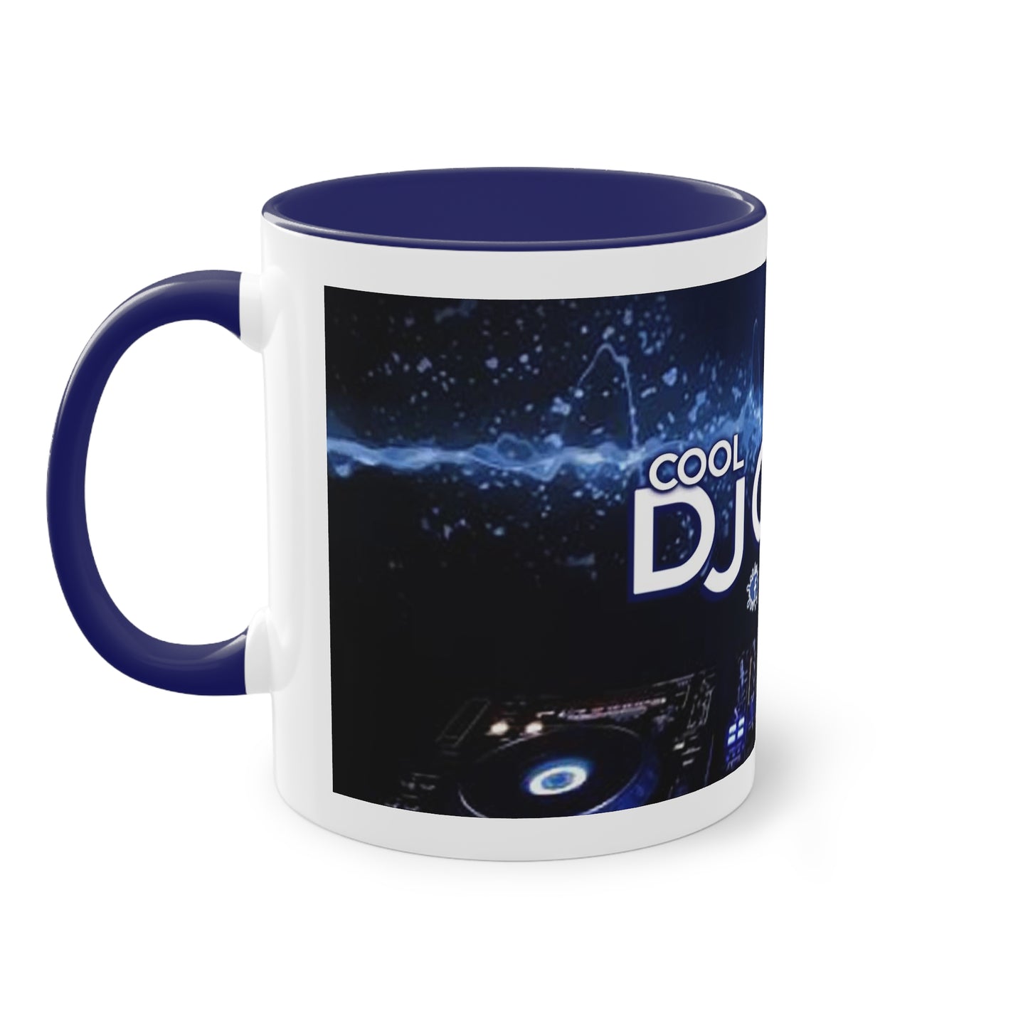 CoolDjCori Two-Tone Coffee Mug, 11oz - Music Theme Mug, Dog Lover Kitchen Decor, Unique [...]